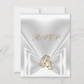 UAWG Elegante Event Gold Silver White Einladung (Vorderseite)