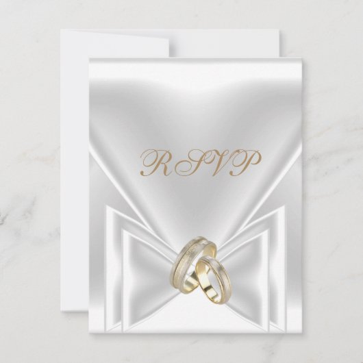 UAWG Elegante Event Gold Silver White Einladung (Vorderseite)