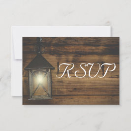 UAWG Elegante rustikale Laternenleuchten RSVP Karte