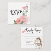 UAWG Enclosure - Handgeschriebenes Skript / Rosa B Begleitkarte (Vorne/Hinten)