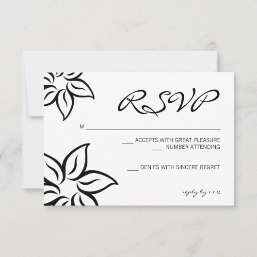 UAWG | Felle |weiß RSVP Karte (Vorderseite)