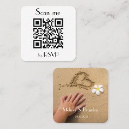 UAWG Foto - QR Code Response Quadratische Visitenkarte