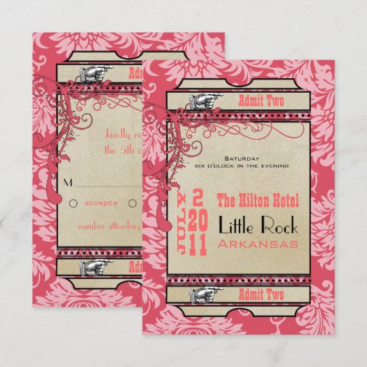 UAwg für das Kartenspiel (3.5 x 5) Einladung (Vorne/Hinten)