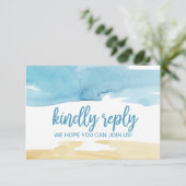 UAwg für den Sand und den Song von Wasser Einladung (Stehend Vorderseite)