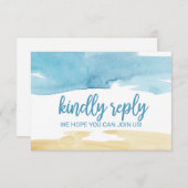 UAwg für den Sand und den Song von Wasser Einladung (Vorne/Hinten)