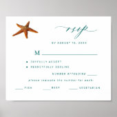 UAWG für die druckbare Hochzeit in Urlaubsort Poster (Vorne)