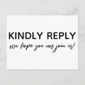 UAWG für die Schwarz-weiße Menüauswahl für die läs Postkarte (Vorderseite)