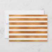 UAwg für die Sonnenblumen-Hochzeit im Herbst im He RSVP Karte (Rückseite)