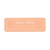 UAwg für einfache Peach Hochzeiten (Vorne)