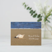 uAwg für Hochzeiten am Strand RSVP Karte (Stehend Vorderseite)