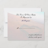 uAwg für Hochzeiten am Strand RSVP Karte (Rückseite)