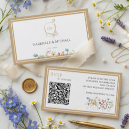 UAwg für Hochzeiten von Wasserfarben Begleitkarte