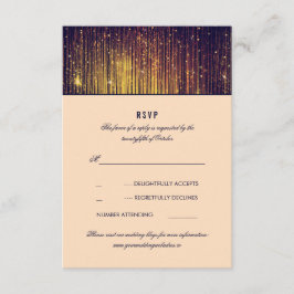 UAwg für Hochzeitslampen RSVP Karte