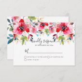 UAwg für Wasserfarbenfrohe Frühlingsblumen Ankündigung (Vorne/Hinten)