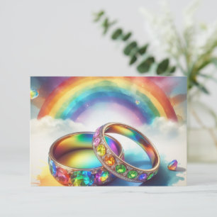 UAWG Gay lesbian Rainbow Rings UAWG Einladung