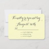 UAwg (gelb) RSVP Karte (Vorderseite)