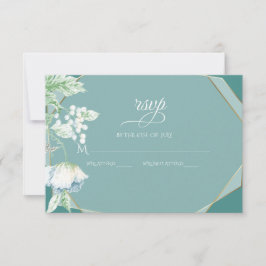 UAWG | Geometrische Wildblumen und Beeren RSVP Karte