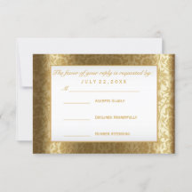 UAWG Gold Damask und White