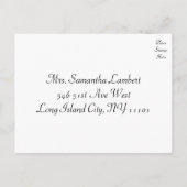 UAwg Grau-Schwarz-Spanplatte Postkarte (Rückseite)