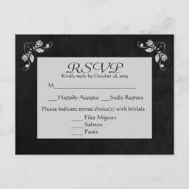 UAwg Grau-Schwarz-Spanplatte Postkarte