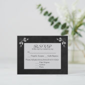 UAwg Grau-Schwarz-Spanplatte Postkarte (Stehend Vorderseite)