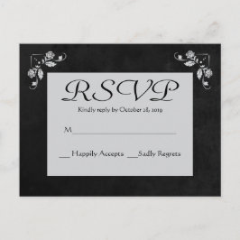 UAwg Grau-Schwarz-Spanplatte Postkarte