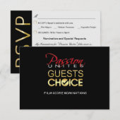 UAWG Guests Choice Card Einladung (Vorne/Hinten)