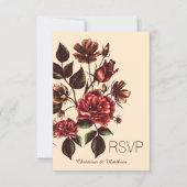 UAwg Herbst und Herbst RSVP Karte (Vorderseite)