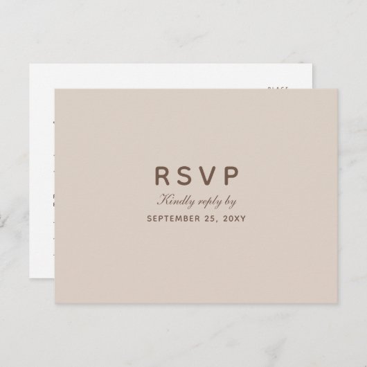 UAwg Herbstzweig Wasserfarbe Weinkarte Einladungspostkarte (Vorne/Hinten)