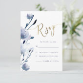 UAWG Hochzeit RSVP Karte (Stehend Vorderseite)