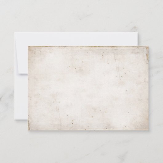 UAWG Hochzeit- zeitsbukett mit Perlen Einladung (Rückseite)