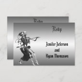 UAWG Hochzeitkarte RSVP Karte (Vorne/Hinten)