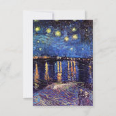 UAWG, Hochzeitsannahmekarte, Starry Night ... RSVP Karte (Rückseite)