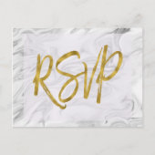 UAwg Hochzeitsempfehlung mit weißem und schwarzem Einladungspostkarte (Vorderseite)