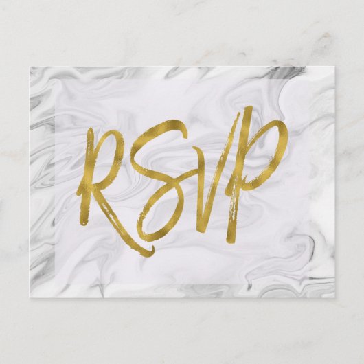 UAwg Hochzeitsempfehlung mit weißem und schwarzem Einladungspostkarte (Vorderseite)