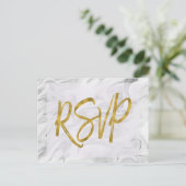 UAwg Hochzeitsempfehlung mit weißem und schwarzem Einladungspostkarte (Stehend Vorderseite)