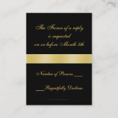 UAWG Hochzeitskarten für venezianische Maskenmaske Begleitkarte (Rückseite)