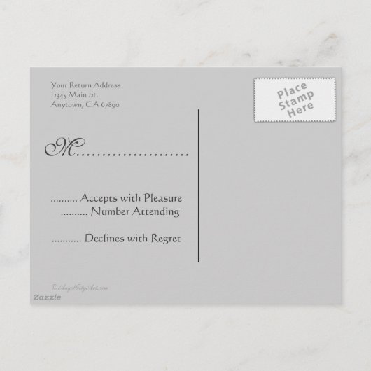 UAWG Illuminierte Art Graue Postkarten (Rückseite)