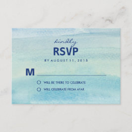 UAwg im Wasserfarben/Hochzeitskarten RSVP Karte