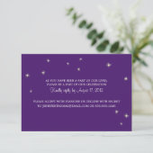 UAWG Information Card Whimsy Fireflies RSVP Karte (Stehend Vorderseite)