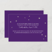 UAWG Information Card Whimsy Fireflies RSVP Karte (Vorne/Hinten)