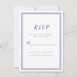 UAWG Invitation Cards Periwinkle Blue Chic Hochzei