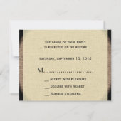 UAWG Jazz Age Wedding Einladung Art Deco (Rückseite)