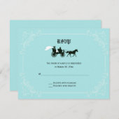 UAwg-Karten für Märchenpferde RSVP Karte (Vorne/Hinten)