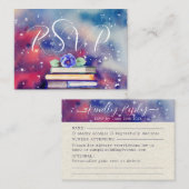 UAWG Kindly Antwort Wasserfarbenbücher Lila Hochze Mitteilungskarte (Vorne/Hinten)