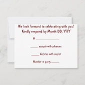 UAWG - Liebe im ersten Biss - Schwarzer Hintergrun Einladung (Rückseite)