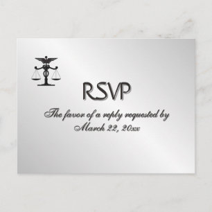 UAwg "Medizin und Recht" Einladungspostkarte