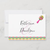 UAWG Mexican Fiesta Reply RSVP Karte (Rückseite)