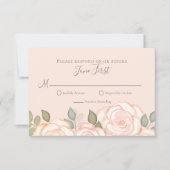 UAWG Modern Eleganter Minimalistischer Korallenpfi RSVP Karte (Vorderseite)