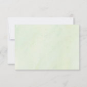 UAWG Modern Simple Watercolor Wüste Cactus floral RSVP Karte (Rückseite)